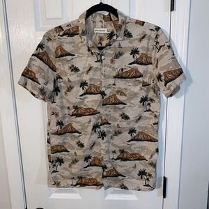 Abercrombie Kids Plaid Shirt Boys size 15/16 Hawaiian Rare Island